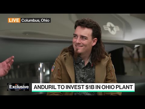 Anduril Founder Luckey on Building a New Ohio Plant, an IPO, Working With Trump